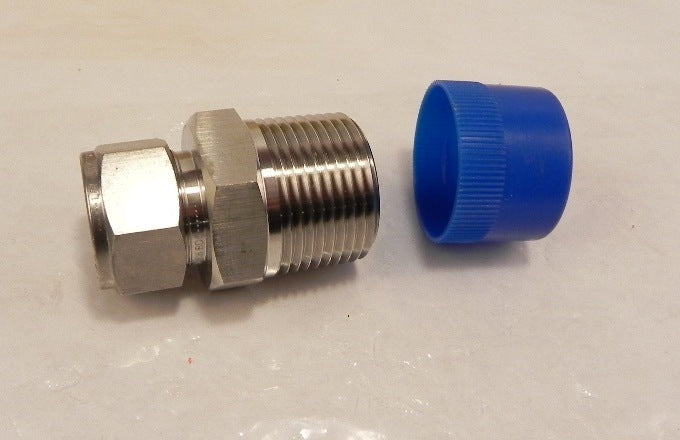 Ham-Let Straights Male Let-Lok 768L SS 3/4 X 1  (5) - Advance Operations
