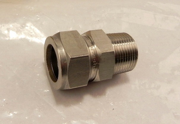 Ham-Let Straights Male Let-Lok 768L SS 22MMX 3/4  (5) - Advance Operations