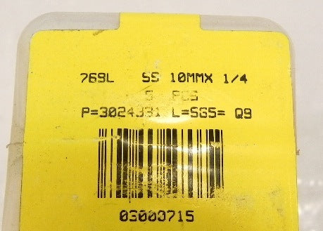 Ham-Let Elbows Let-Lok Male NPT 769L SS 10mmX 1/4  (5) - Advance Operations