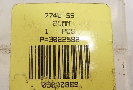 Ham-Let Straights Let-Lok  Bulkhead Union 774L SS 25mm - Advance Operations