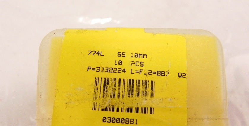 Ham-Let Straight Let-Lok Bulkhead Union 774L SS 10mm - Advance Operations