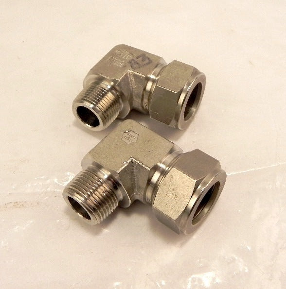 Ham-Let Elbows Let-Lok Male NPT 769L SS 25mmX 3/4 (2) - Advance Operations
