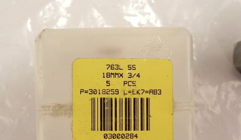Ham-Let Reducing Union Let-Lok 763L SS 18mmX 3/4 (5) - Advance Operations