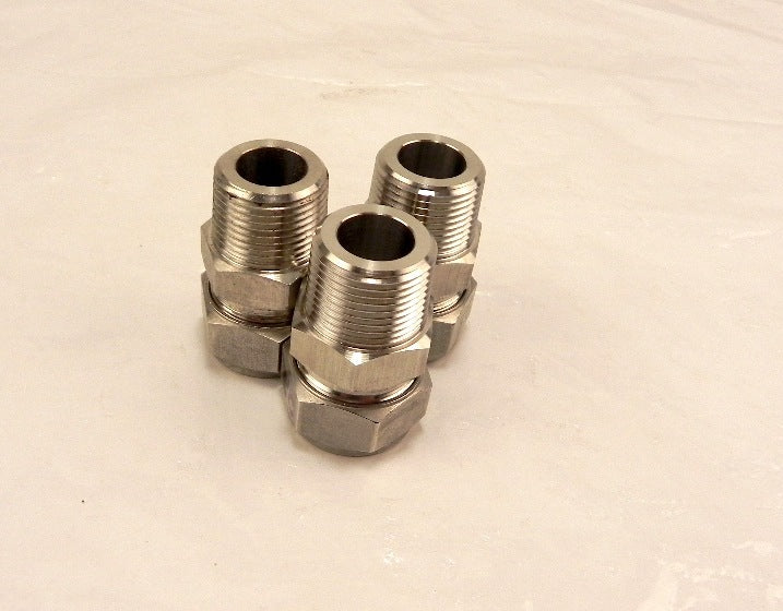 Ham-Let Straights Male Let-Lok 768L SS 22MMX 3/4  (3) - Advance Operations