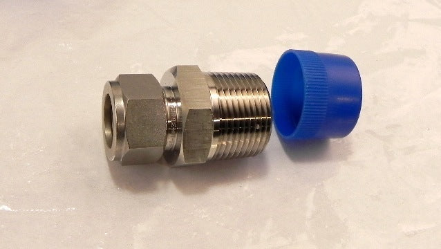 Ham-Let Straights Male Let-Lok 768L SS 3/4 X 1  (7) - Advance Operations