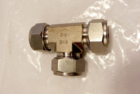 Ham-Let Tees Let-Lok Tube  Union 764L SS 18mm (1) - Advance Operations