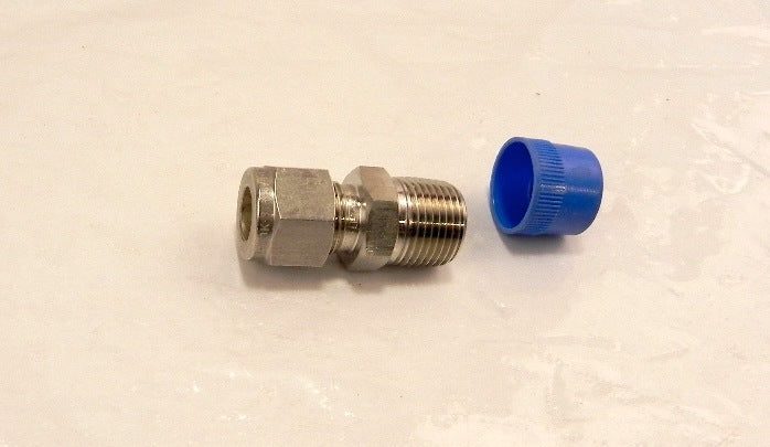 Ham-Let Fitting Let-Lok Male NPT 768L SS 3/8 X 3/8 (2) - Advance Operations