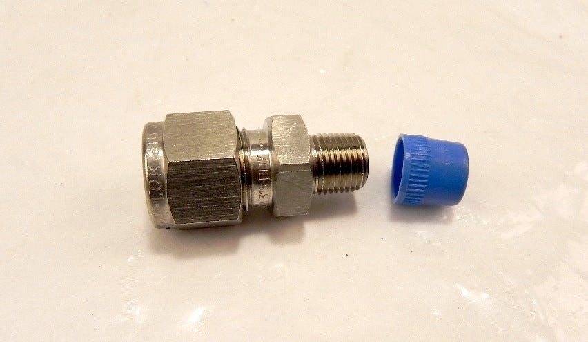 Ham-Let Straights Let-Lok Male NPT 768L SS 3/8 X 1/8 - Advance Operations