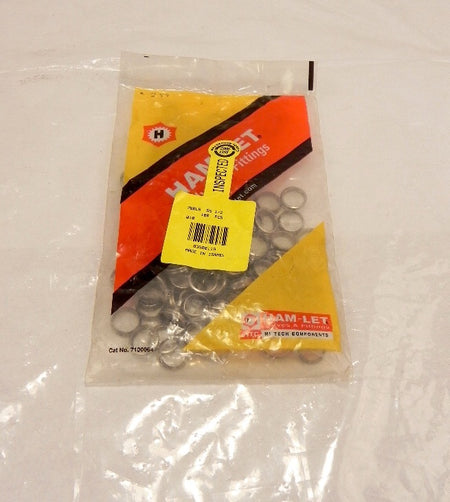 Ham-Let Back ferrule 760LB SS 1/2  (100) - Advance Operations