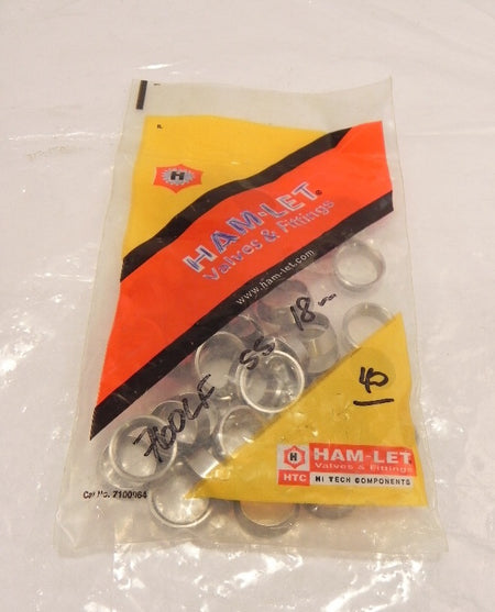 Ham-Let Front ferrule 760LF SS 18mm  (40) - Advance Operations