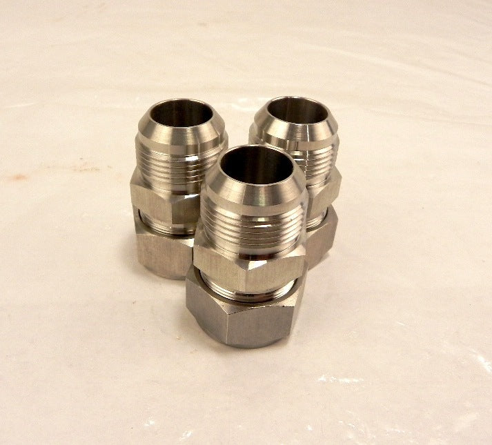 Ham-Let Fitting Let-Lok Male Flare 762LFL SS 1 X 1 (3) - Advance Operations