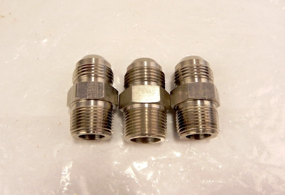 Ham-Let SS  Straight Adaptor 3/4" Male x 3/4" Flare (3) - Advance Operations