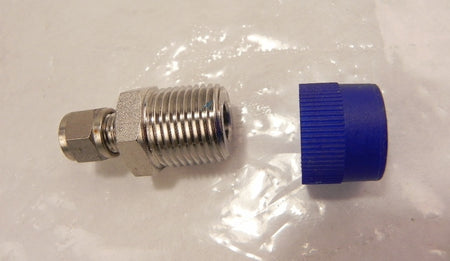 Hoke / Gyrolok Male Connector 1/2" NPT x 1/4" 4CM8316 - Advance Operations
