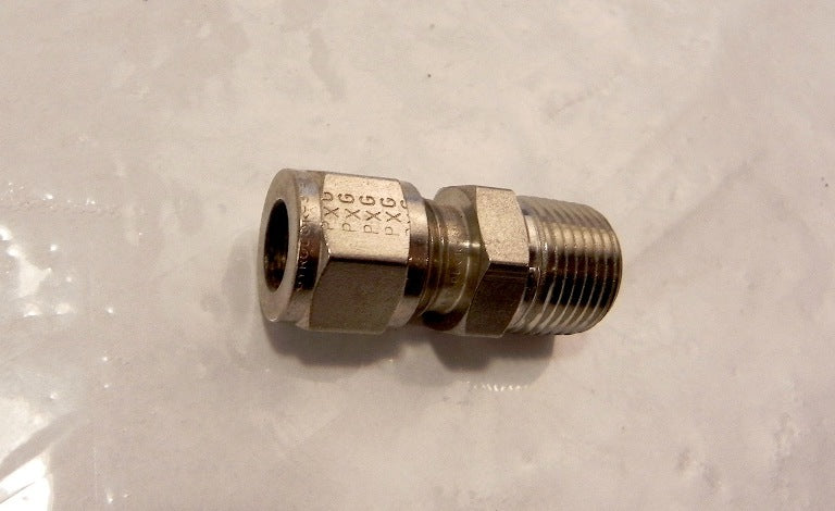 Hoke / Gyrolok Male Connector 1/2" NPT x 3/8" 6CM8316 - Advance Operations