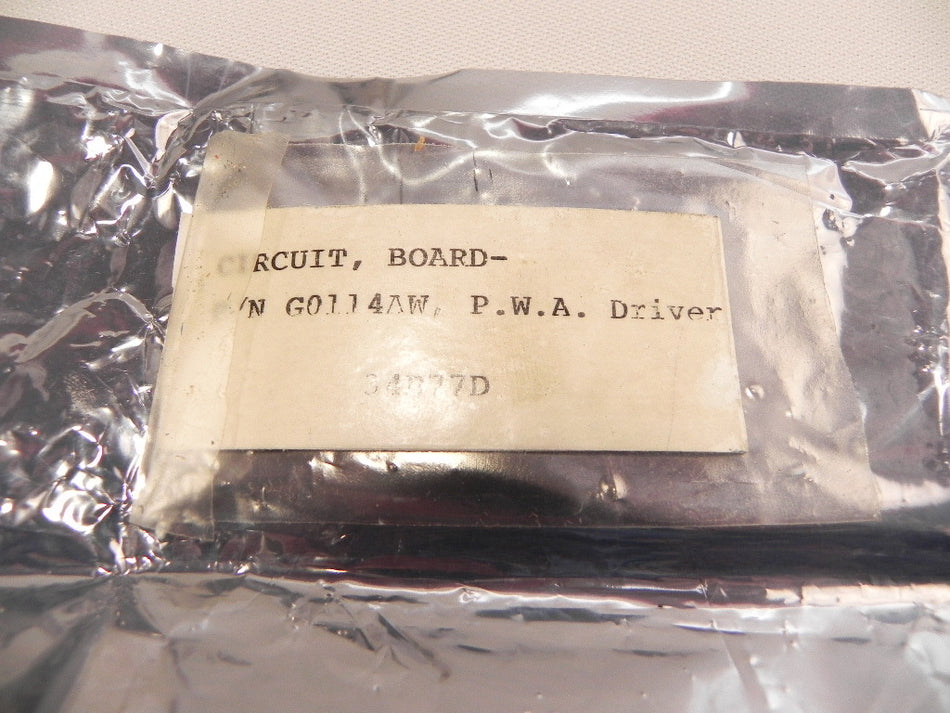 Foxboro P.W.A. Driver Board G0114AW-f - Advance Operations