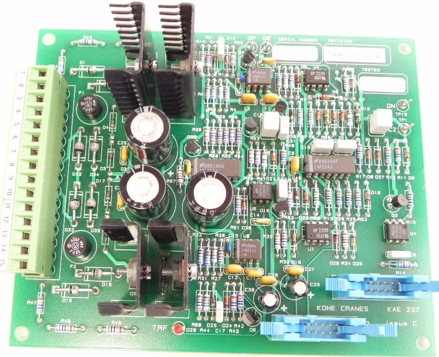 Kone Cranes Circuit board KAE237 rev 1.4 - Advance Operations