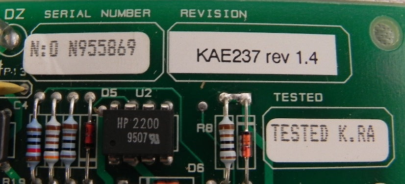 Kone Cranes Circuit board KAE237 rev 1.4 - Advance Operations