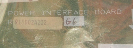 Siemens Power interface Board R15D02A232 G6 - Advance Operations