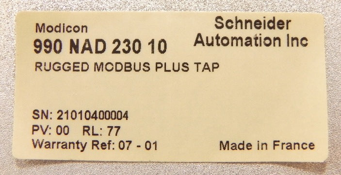 Schneider / Modicon Modbus Rugged Modbus Plus Tap 990 NAD 230 10 - Advance Operations