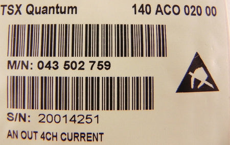 Schneider Automation Analog Output 140 ACO 020 00 - Advance Operations