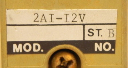 Foxboro Converter Module 2AI-I2V - Advance Operations