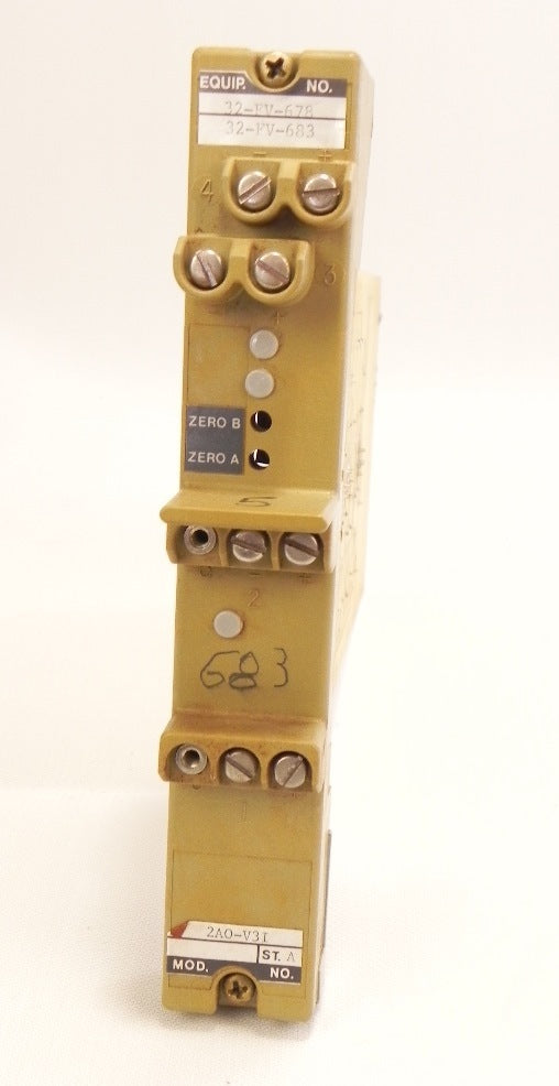 Foxboro Converter Module 2AO-V3I - Advance Operations
