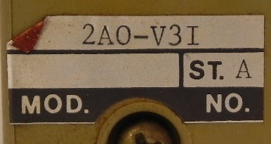 Foxboro Converter Module 2AO-V3I - Advance Operations