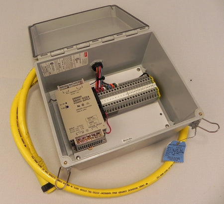 Omron 24 Vdc Power Supply w/ Enclosure S82V-0324  1.3A - Advance Operations