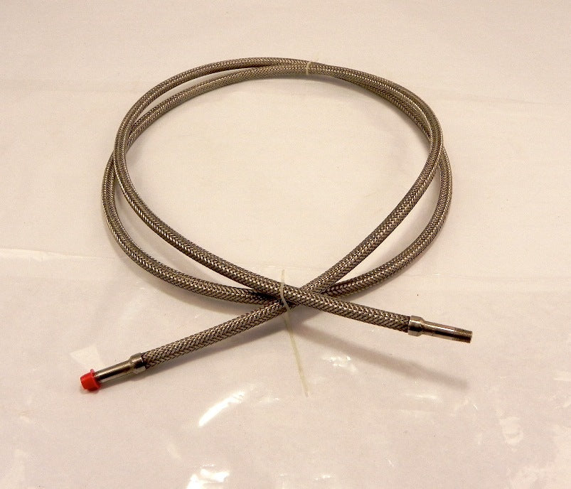 Flex Pression SS Flexible Hose Assy 1/8" NPT x 100" - Advance Operations