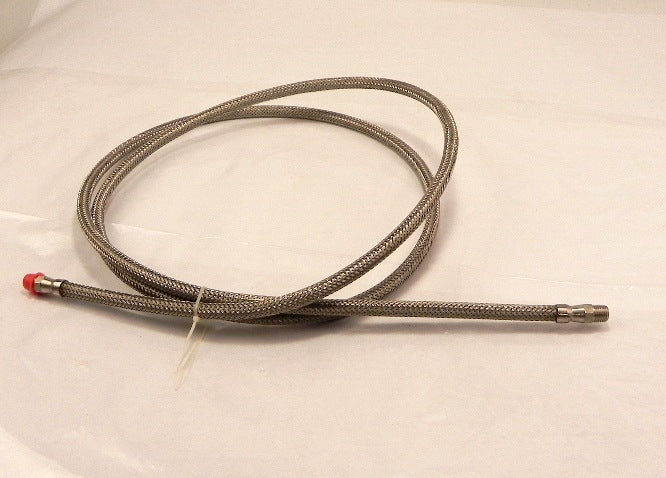 Flex Pression SS Flexible Hose Assy 1/4" NPT x 100" - Advance Operations