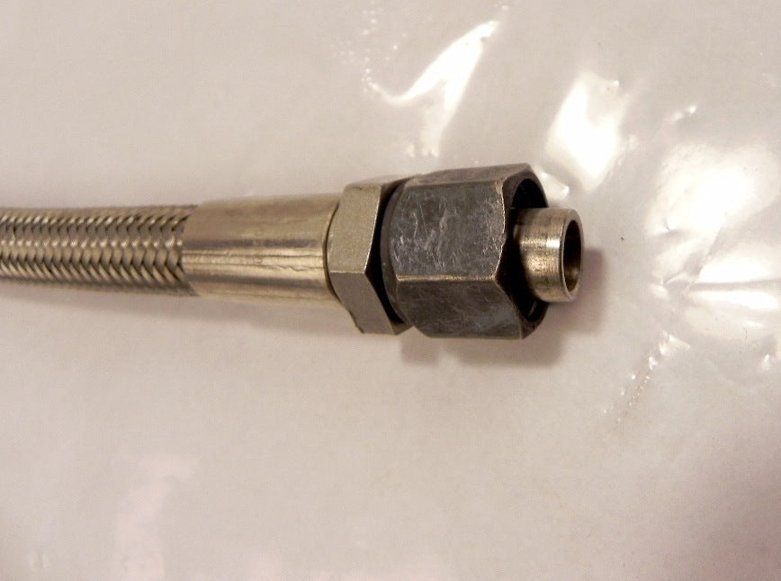 Flex Pression SS Braided Hose Assy 1/2" NPT x 58" - Advance Operations