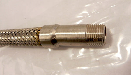 Flex Pression SS Braided Hose Assy 1/2" NPT x 36" - Advance Operations