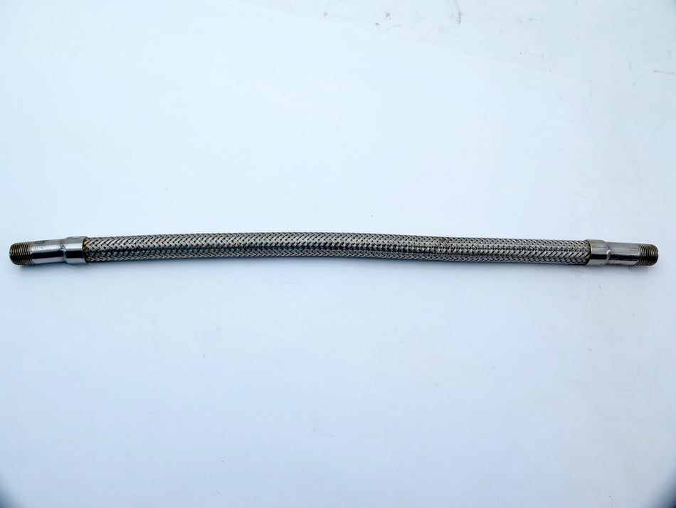 Flex Pression SS Braided Hose Assy 1/2" NPT x 24" - Advance Operations