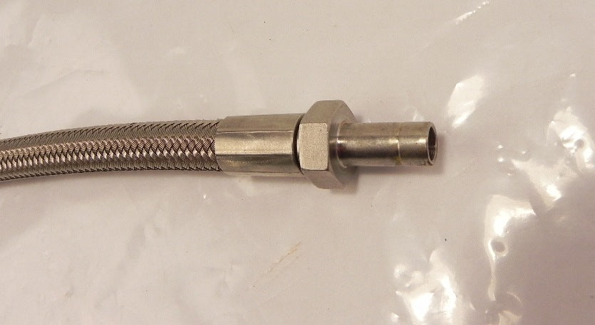 Flex Pression SS Braided Hose Assembly 3/8" x 24" - Advance Operations
