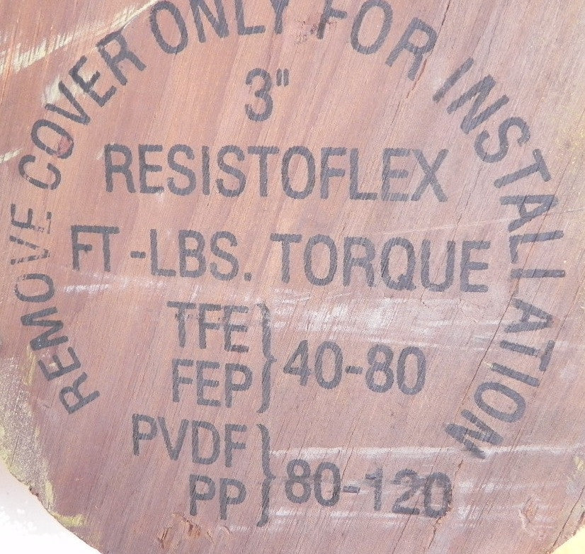 Resistoflex 90 Deg. TFE Lined Elbow 3" - Advance Operations