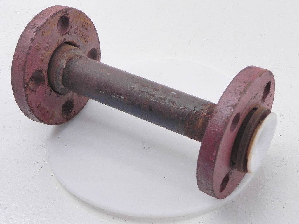 IPP PTFE Lined Flanged Pipe Spool 1" Dia x 210 mm Lg - Advance Operations