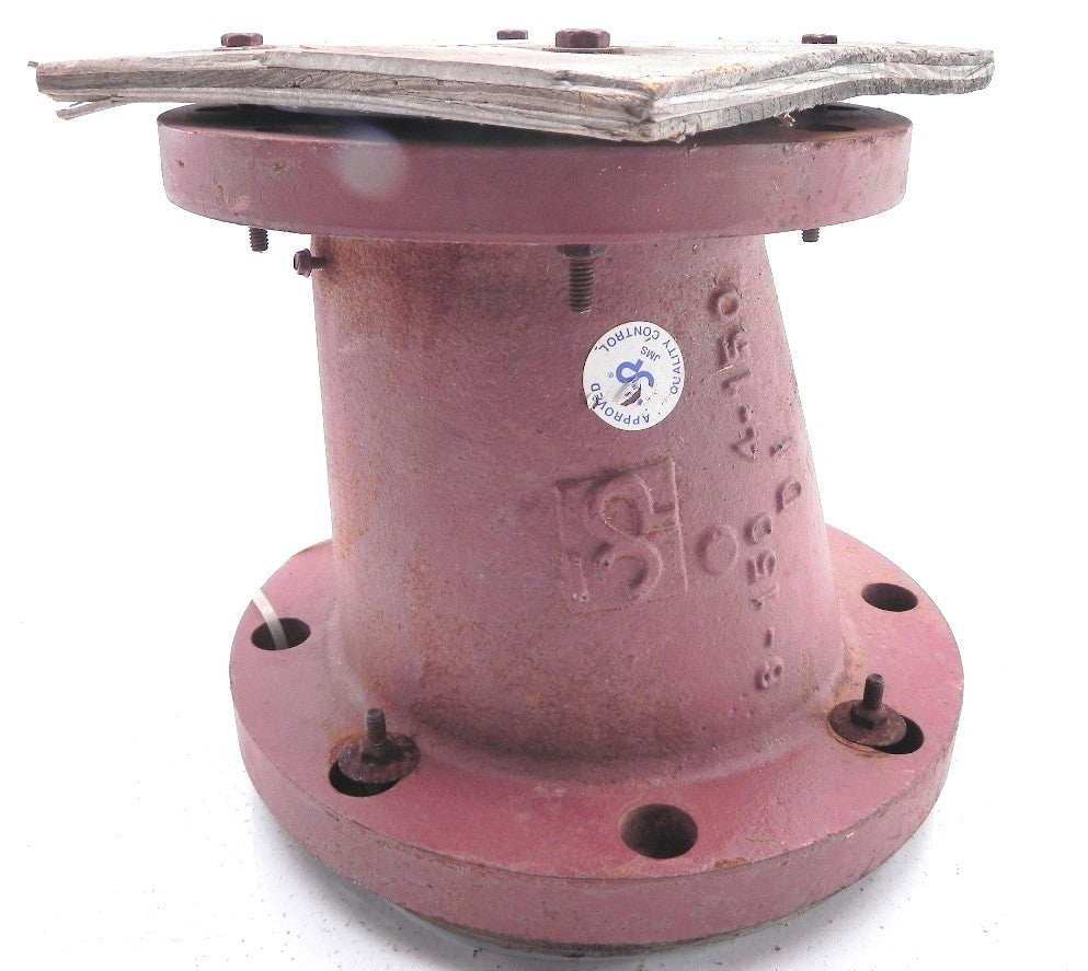 3P PTFE Lined Eccentric Reducer 6" X 4" - Advance Operations