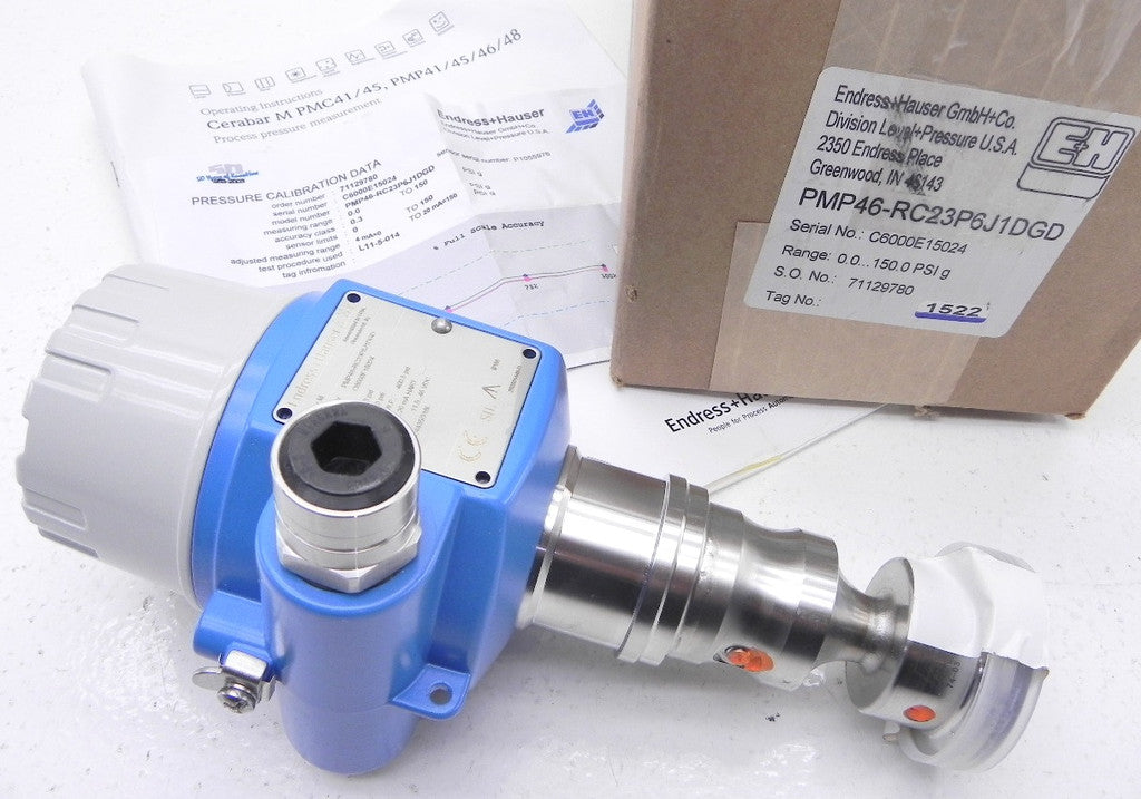 Endress+Hauser Cerabar M Pressure Transmitter PMP46 - Advance Operations