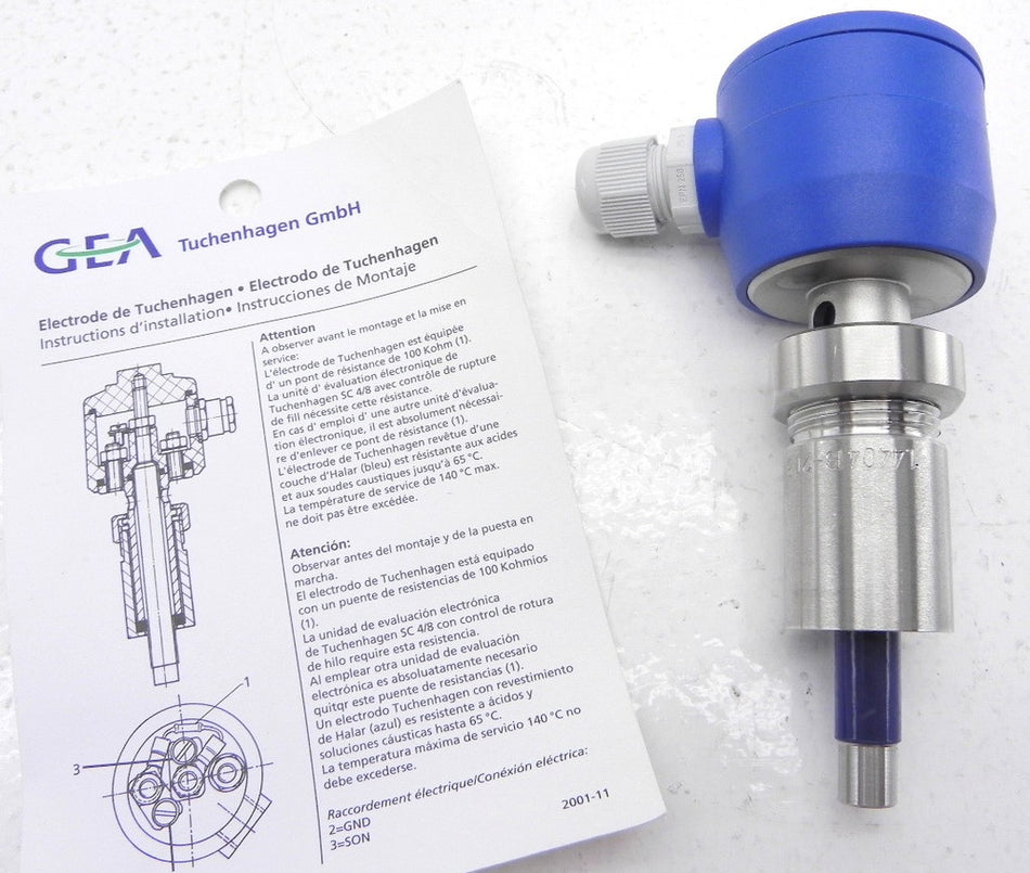 GEA Tuchenhagen Level Electrode Varivent TLEA-ZA-A-KE1 - Advance Operations