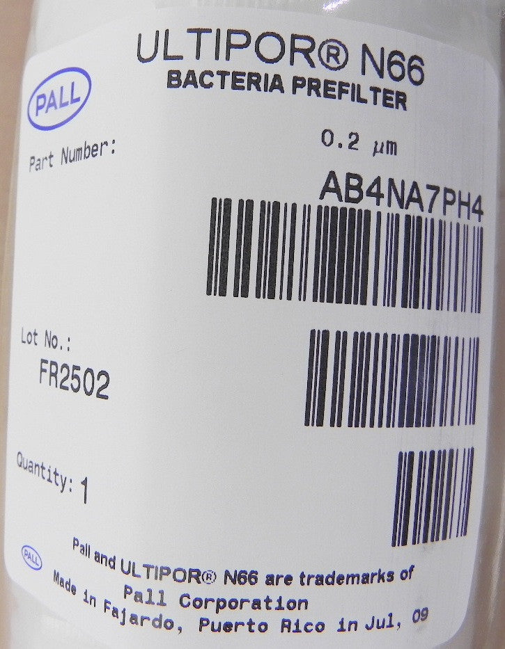 Pall Ultipor N66 Filter Cartridge AB4NA7PH4 40" - Advance Operations