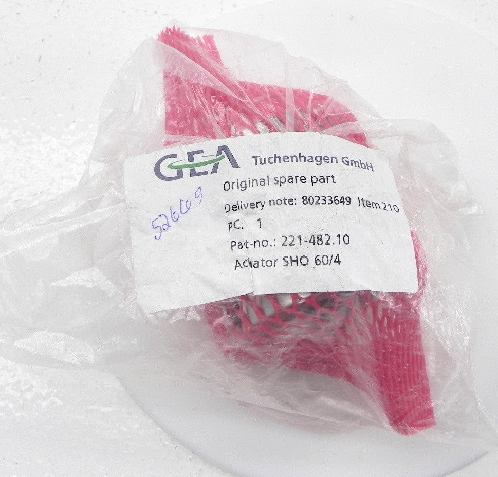 GEA Tuchenhagen SH0 60/4 Actuator Component 221.482.10 - Advance Operations