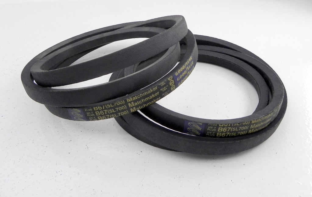 Goodyear HY-T Plus V-Belt B67 (Lot of 2) - Advance Operations