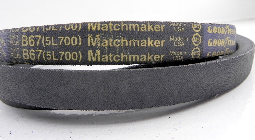 Goodyear HY-T Plus V-Belt B67 (Lot of 2) - Advance Operations