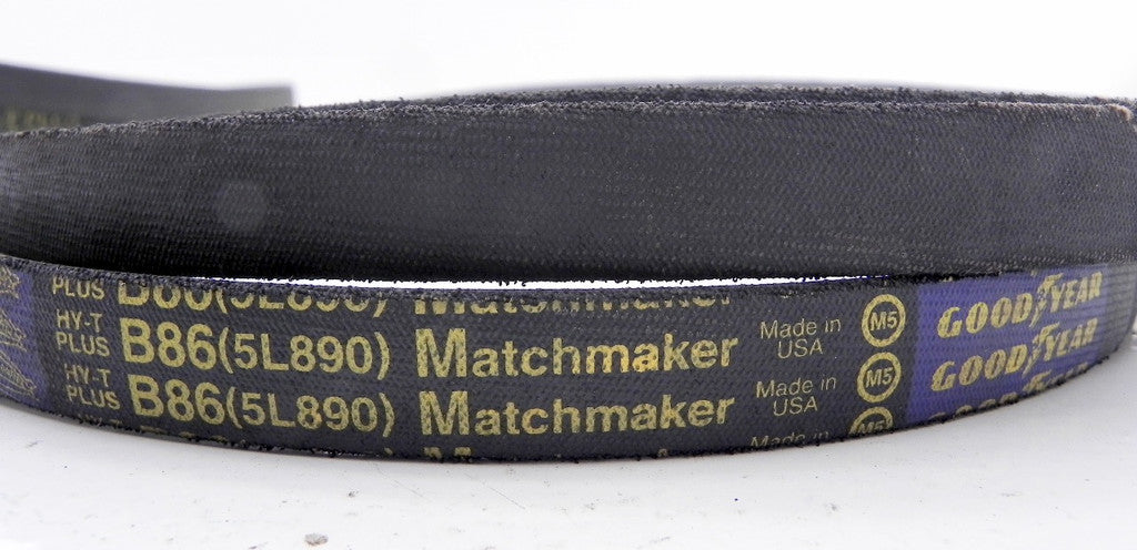 Goodyear HY-T Plus V-Belt B86 (Lot of 2) - Advance Operations