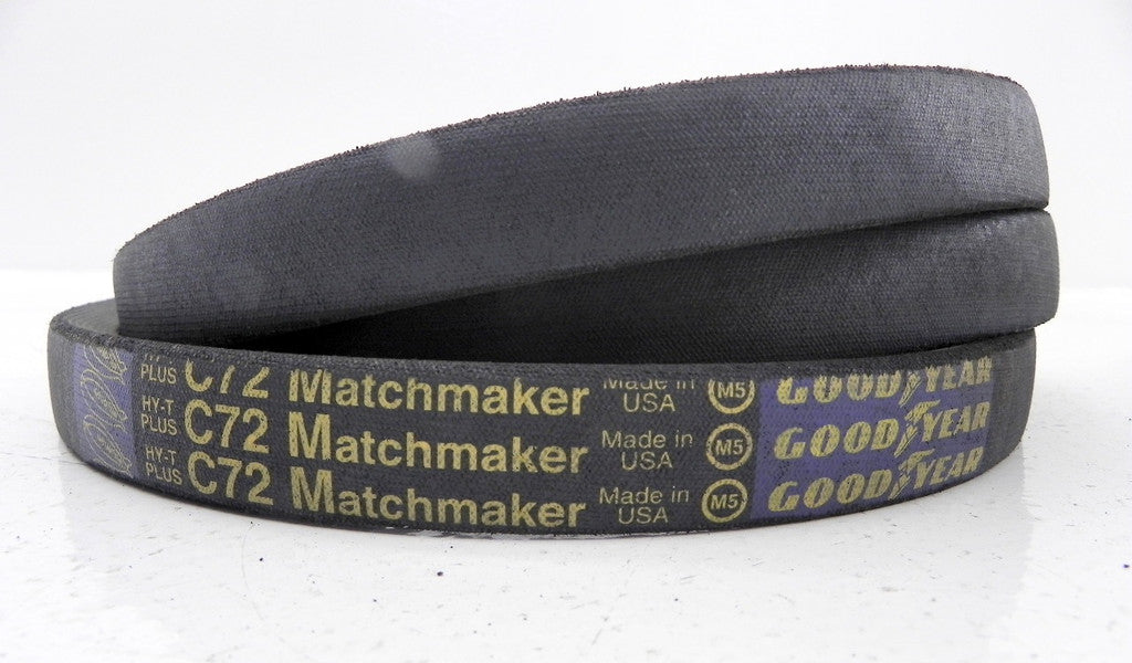 Goodyear HY-T Plus V-Belt C72 (Lot of 2) - Advance Operations