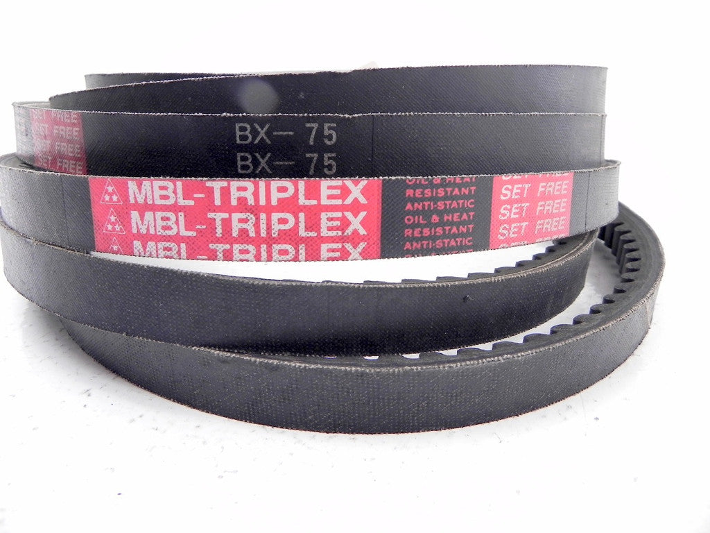 MBL Triplex V-Belt BX75 (Lot of 2) - Advance Operations