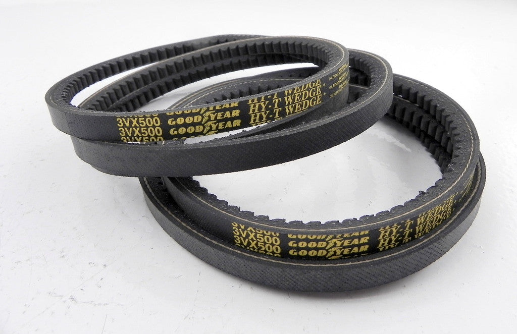 Goodyear HY-T Wedge V-Belt 3VX500 (Lot of 2) - Advance Operations