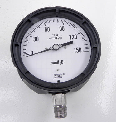 Wika Pressure Gauge 0-150 mmH2O - Advance Operations
