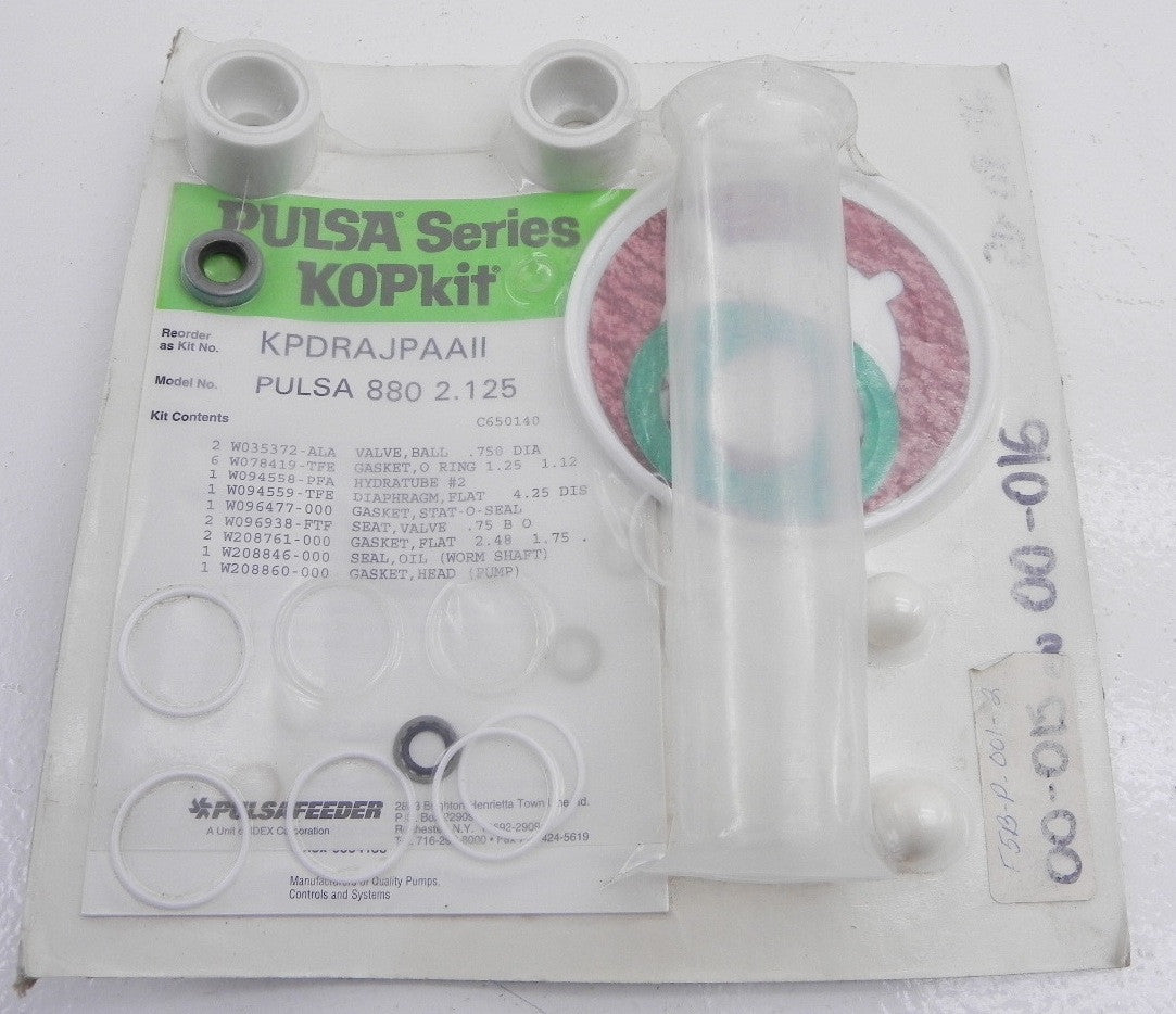 Pulsafeeder Pump Repair Kit 880 2.125 KPDRAJPAAII - Advance Operations