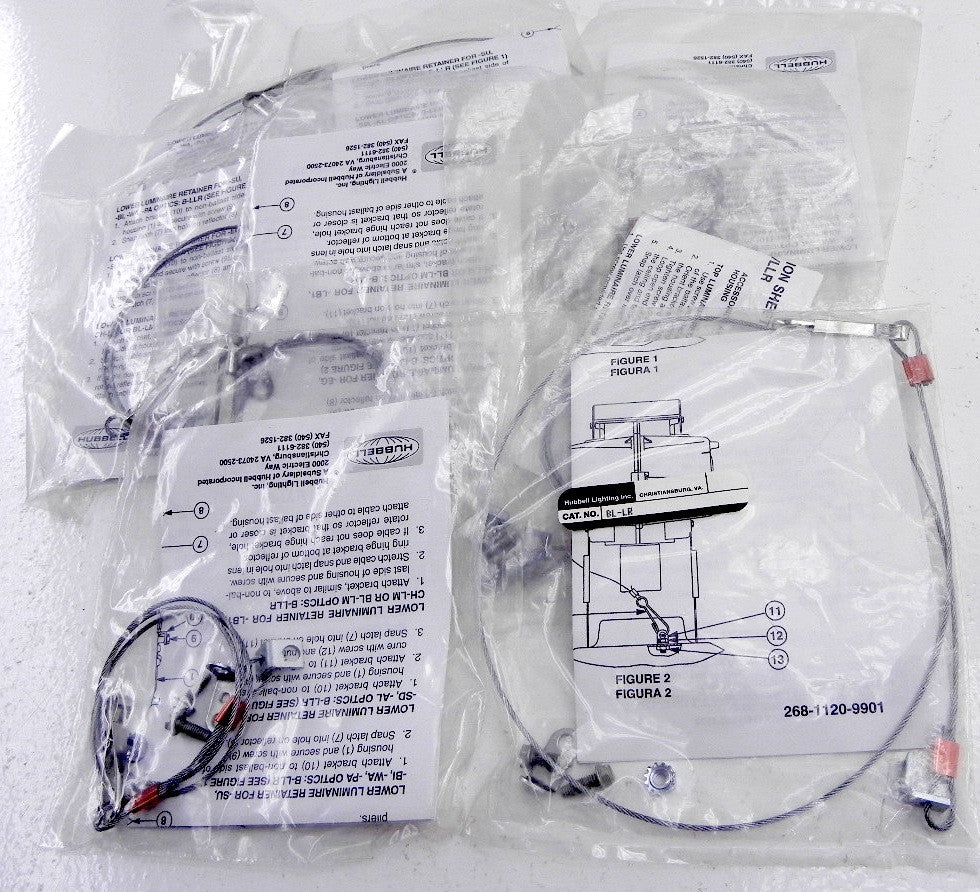 Hubbell Lighting Lower Luminaire Retainer BL-LR  (8) - Advance Operations